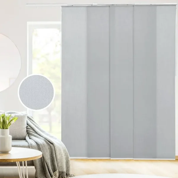 Chicology Skyrise Cut-to-Size Grey Light Filtering Sliding W