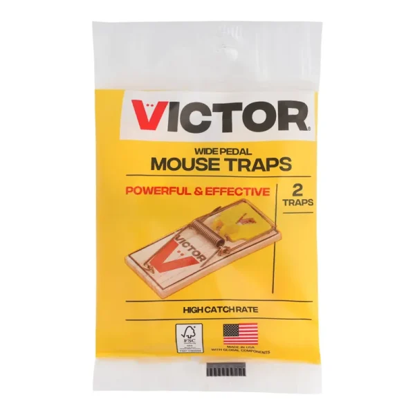 Victor Easy Set Mouse Traps, Pre-Baited - 2 traps