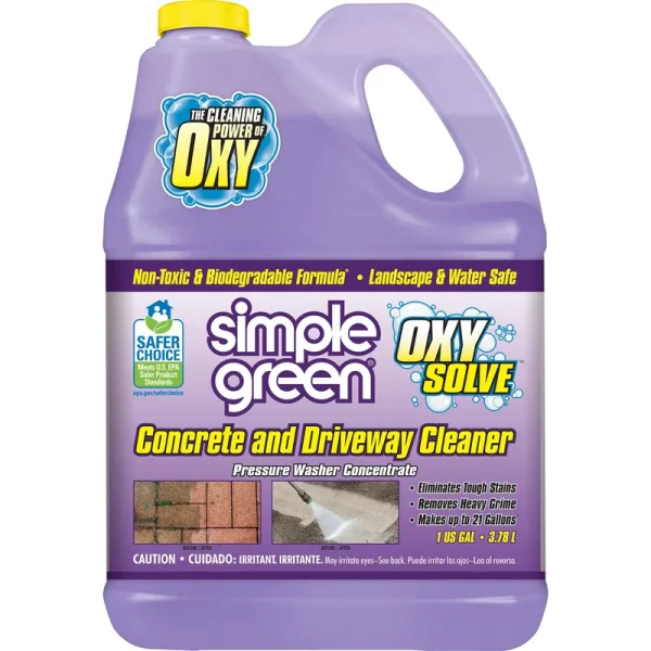 Simple Green Oxy Solve Concrete Driveway Pressure Washer Concentrate 1 gal.