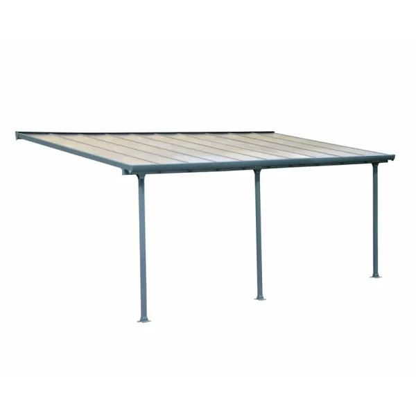 Palram Feria 10' x 20' Patio Cover - Gray