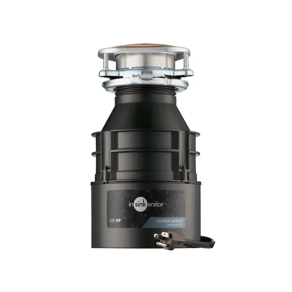 Badger 5XL Continuous feed 1/2-HP Septic Safe Corded Garbage Disposal
