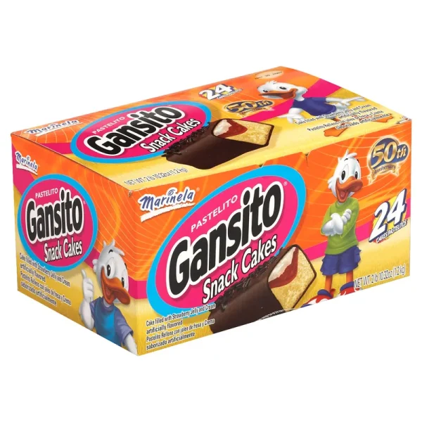 Marinela, Gansito Snack Cakes, 1.76 oz, 24 - Count