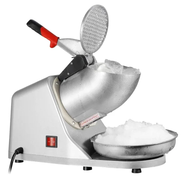 Zeny Ice Shaver Machine Electric Snow Cone Maker Stainless Steel Shaved Ice