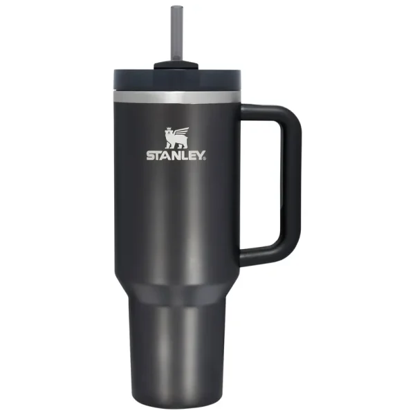 Stanley Quencher H2.0 FlowState Tumbler | 40 oz Black Glow