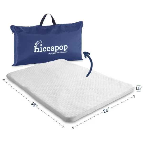 Pack 'n Play Playpen Pad for (38"x26") Portable Playpen with Carry Bag | Hiccapop