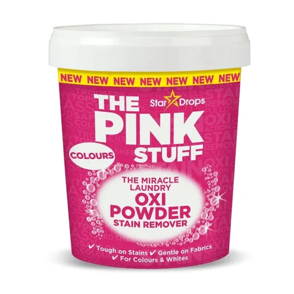The Pink Stuff, Miracle Laundry Oxi-Powder Stain Remover for Colors, 35.2 oz.