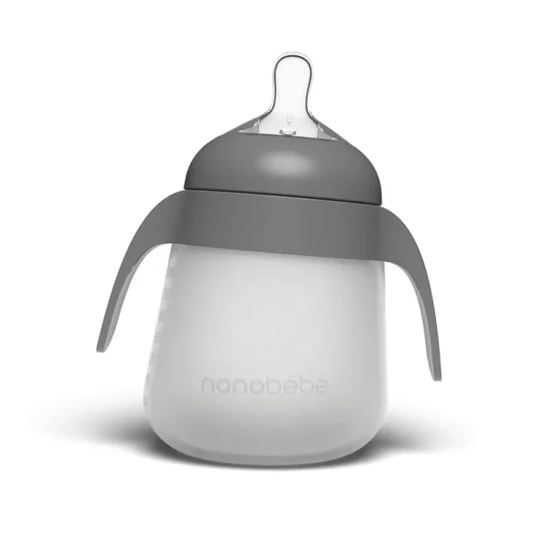 Nanob��b�� US New Flexy Bottle Quick-Click Handles - 2pk, Grey