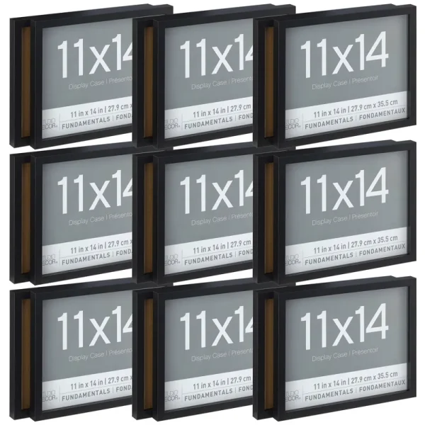 2-Pack Black 11" x 14" Shadow Boxes, Fundamentals by Studio D��cor