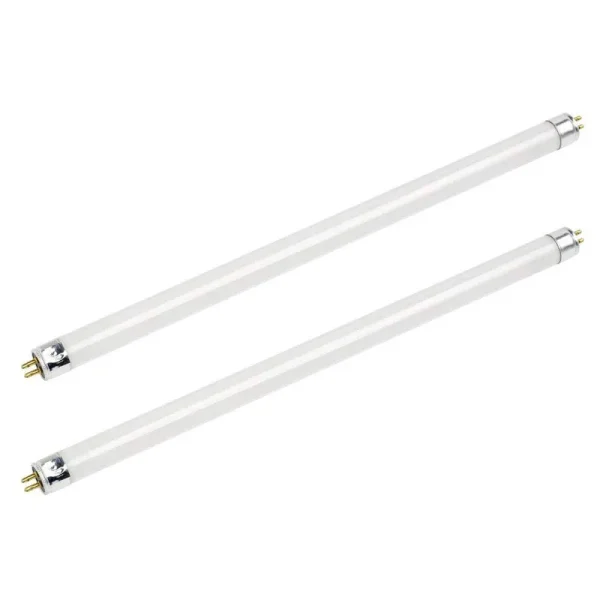 (Pack of 2) F8T5/CW 8W T5 12" Cool White 4100K Fluorescent Light Bulb 20,000hr