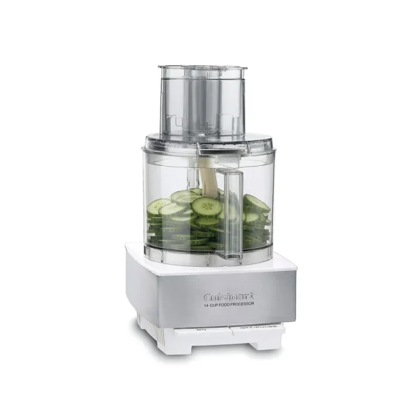 Cuisinart DFP-14BCWNY 14-Cup Food Processor - Brushed Stainless Steel/White