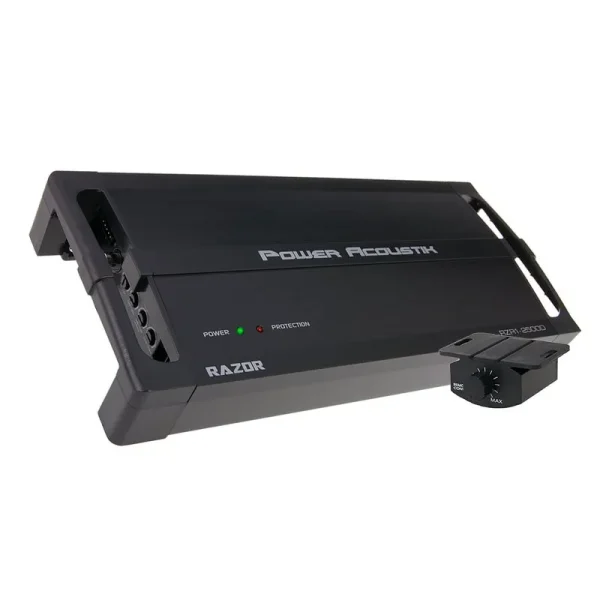 Power Acoustik RZR1 - 2500D Amplifier, Razor Series Subwoofer 1 - Channel Amplifier, 2 Ohm Stable 2, 500 Watt Max (New)
