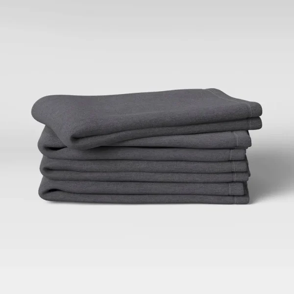Room Essentials 4pk Cotton Barmops Gray - Made by Design