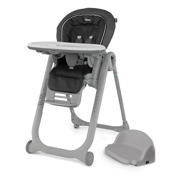 Chicco Polly Progress 5 - in - 1 Highchair - Minerale (Black)