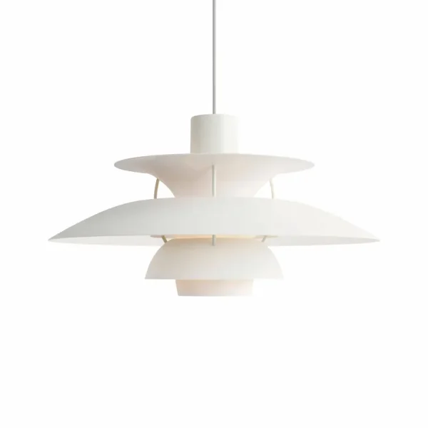 Louis Poulsen PH 5 Monochrome Pendant, White