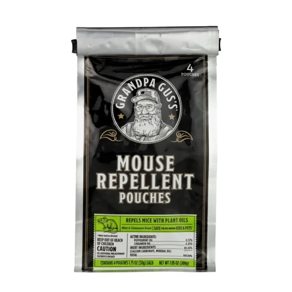 Grandpa Gus's Mouse Repellent Pouches, 4 Pack