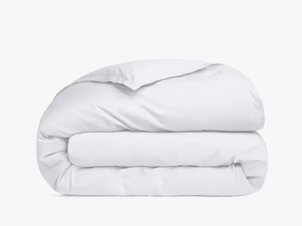 Parachute Percale Duvet Cover - White