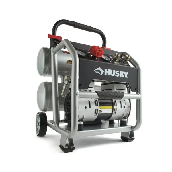 Husky 4.5 Gal Portable Electric Powered Silent Air Compressor