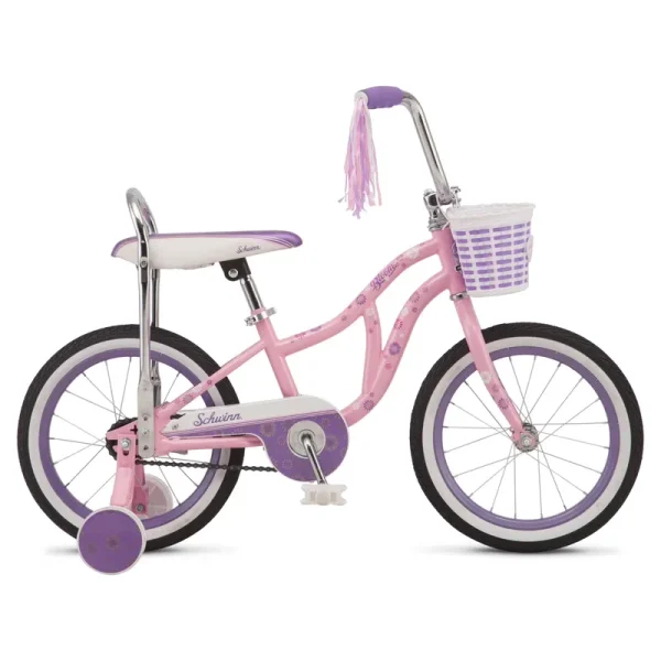 Schwinn Bloom 16 - In. Kid'S Bike with Training Wheels, Pink Child Bicycle