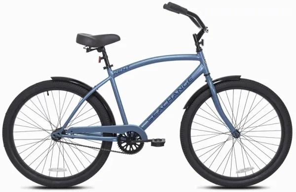 Bicycles 27.5 in Male Sea Change Beach Cruiser Bike. Metallic Blue