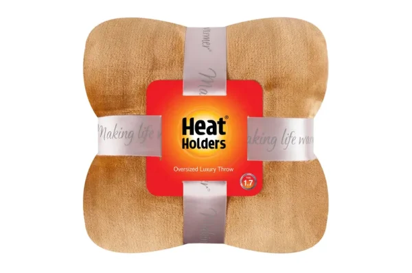 Heat Holders Oversized Throws/Blankets Gold Dust
