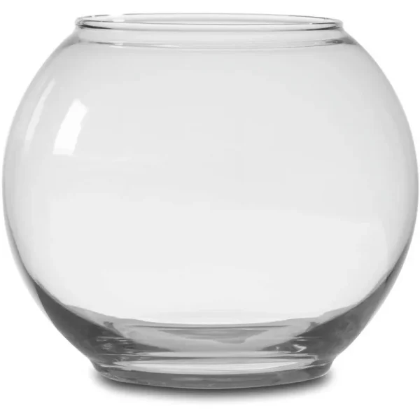 Libbey Crisa Glass Small Footed Bubble Bowl, Clear