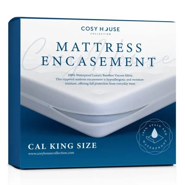 Bamboo Zippered Mattress Encasement, Cal King, V2