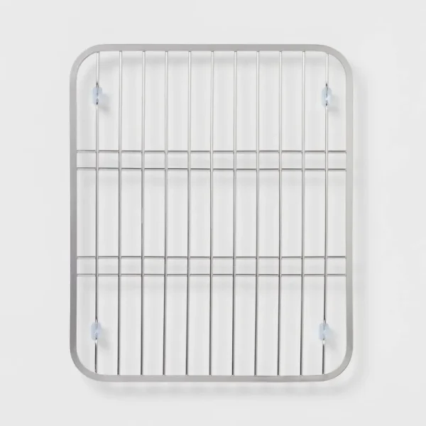 Brightroom Wire Sink Mat Silver - Silver - 12.5 x 10.5 in