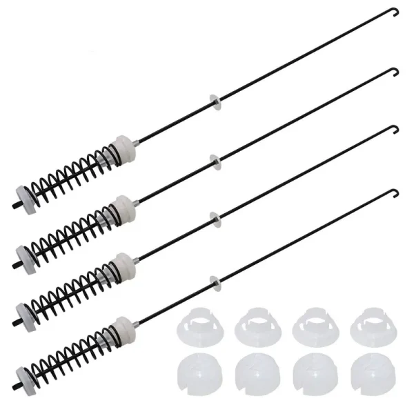 Beaquicy Upgraded W10780045 Washer Suspension Rods Kit 4 Pcs -(5 Years Warranty) Washer Parts for Whirlpool Kenmore Amana Models WTW4800BQ1 Suspension