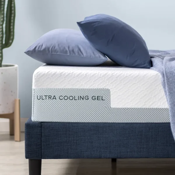 10¡± Ultra Cooling Gel Memory Foam Mattress. Made in the USA of US Foam and Global Materials. Queen