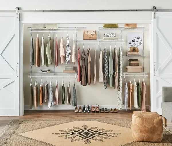ClosetMaid 881000 ShelfTrack 7-ft to 10-ft Wide Closet Organizer Kit
