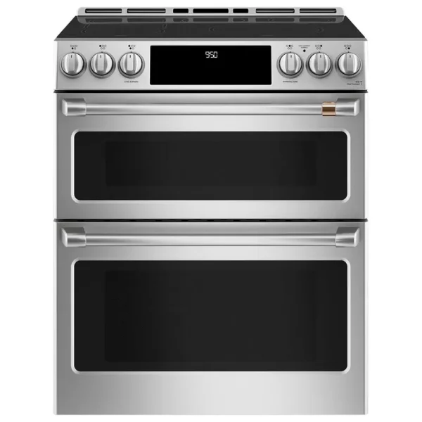 CHS950P2MS1 | Cafe 30" Slide-In Double Oven Induction Range - Stainless Steel