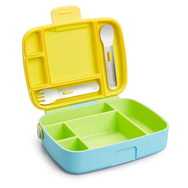 Munchkin Bento Box Toddler Lunch Box Green
