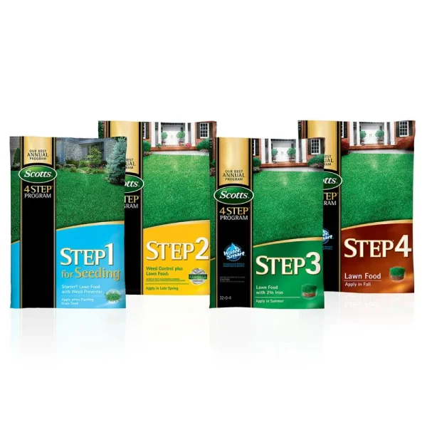 Scotts 4 Step Program Fertilizer & Seed for All Grass Types