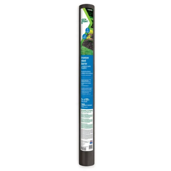 Sta-Green 100-ft x 3-ft Premium Gardening Landscape Fabric | 208520