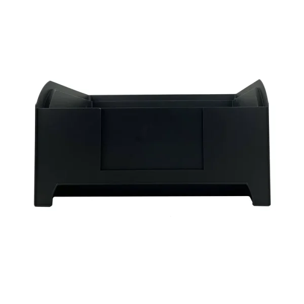 Hyper Tough Large Stackable Plastic Material Storage Bin, Black