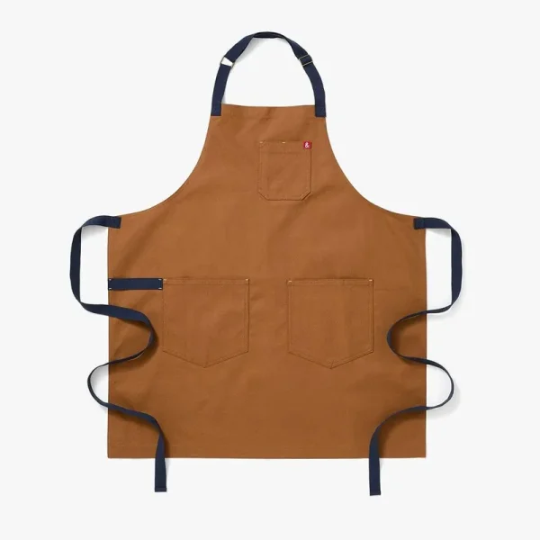 Hedley & Bennett Professional Chef Apron with Pockets & Adjustable Bib - for Cooking & Grilling, 12oz 100% Cotton Canvas, Midnight Blue