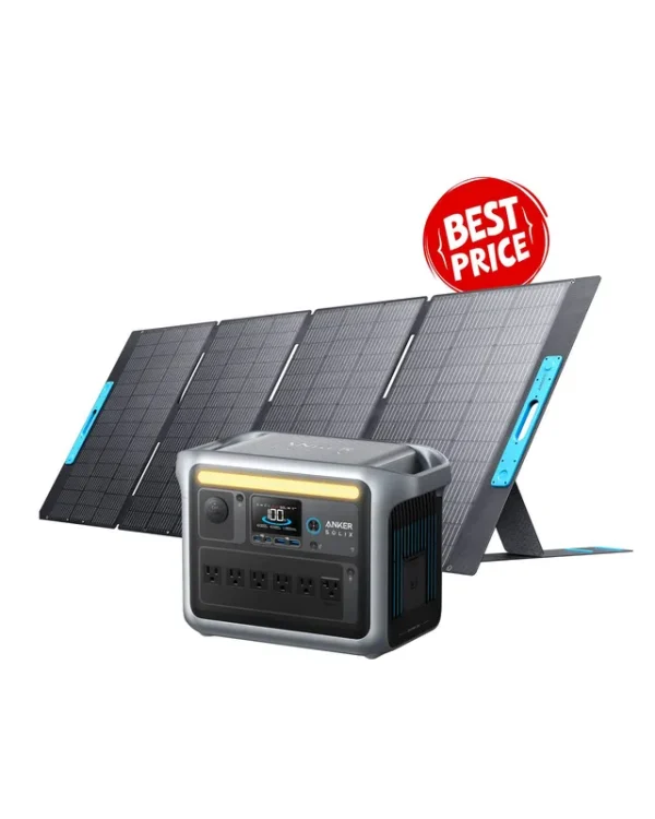 Anker SOLIX C1000 Portable Power Station (1056Wh | 1800W) with 400W Solar Panel-Instock