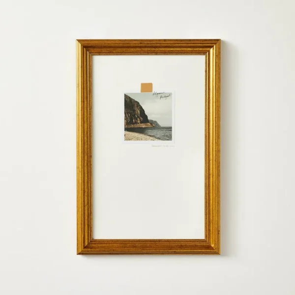 12"x18" Travel Photo Gold Framed Wall Art - Threshold Designed with Studio McGee