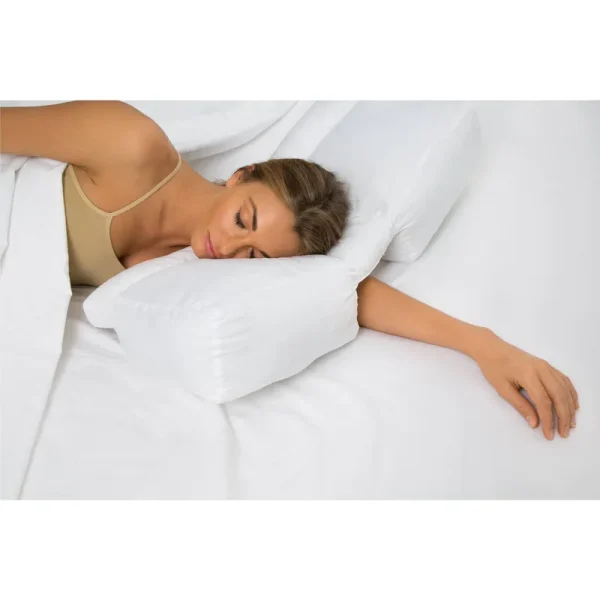 Deluxe Comfort Better Sleep Pillow, Size: Standard, White
