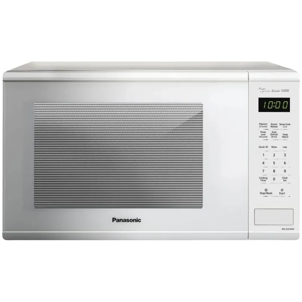 Panasonic New 1.3 Cu. Ft. 1100W Genius Sensor Countertop Microwave Oven in White