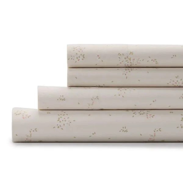 Sonoma Goods for Life The Easy Care 525 Thread Count Sheet Set or Pillowcases, Beige Over