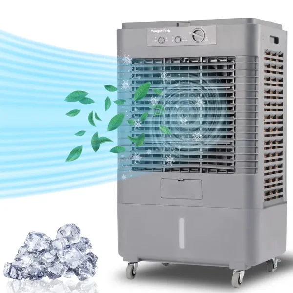 Yougettech 37'' Portable 3000CFM Evaporative Air Cooler