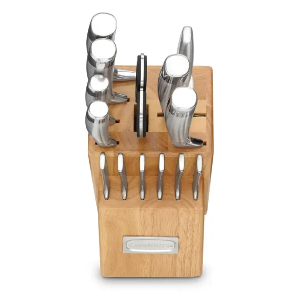 Cuisinart Classic 15-Piece Cutlery Set with Block, Silver