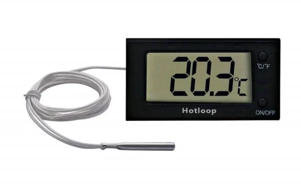 Hotloop Oven Thermometer Resistant 300��C - Digital Kitchen Barbecue Thermometer Temperature Probe Oven Proof for Baking, Pizza, Meat, Oil, Milk, Deep