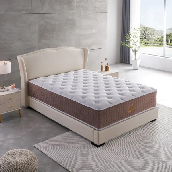 14 inch Queen Mattress Cooling-Gel Memory Foam & Spring Hybrid Mattress in a Box Medium Firmness Bed Mattress for Pressure Relief