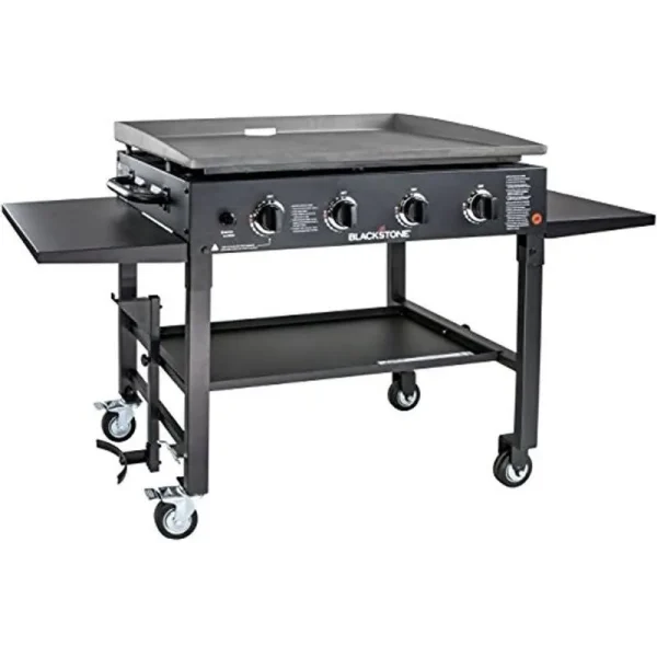 Blackstone 4-Burner 36" Griddle Cooking Station with Side Shelves