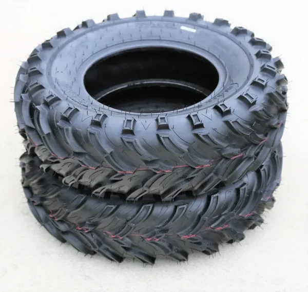 Pair of 2 (TWO) Forerunner Mars B 25x10.00 - 12 25x10 - 12 50F 6 Ply MT M/T Mud ATV UTV Tires