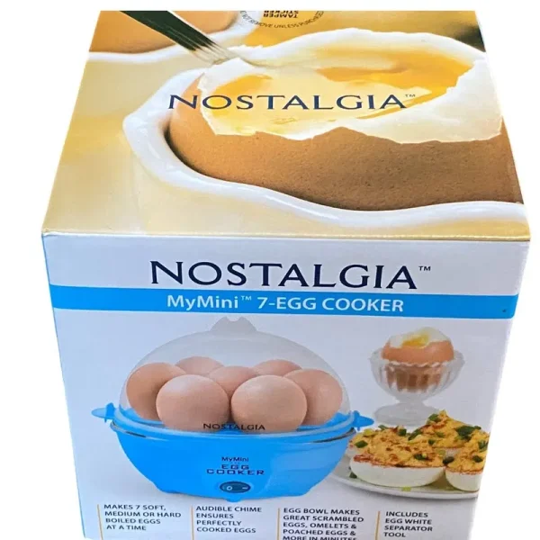 Nostalgia Mini Egg Cooker Blue