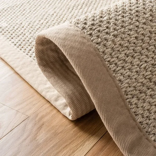 Torbin Jute/Sisal Marble/Linen Area Rug Highland Dunes Rug Size: Square 8' x 8'