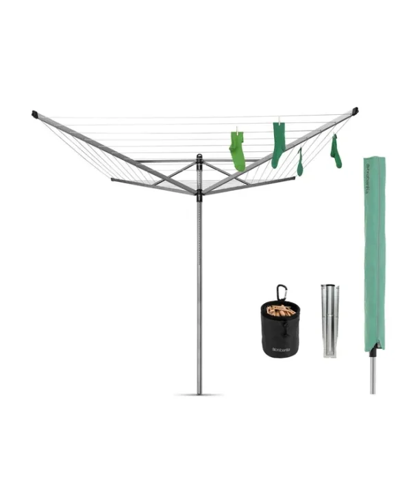 Rotary Lift-O-Matic 116.1" Umbrella Clothesline Brabantia